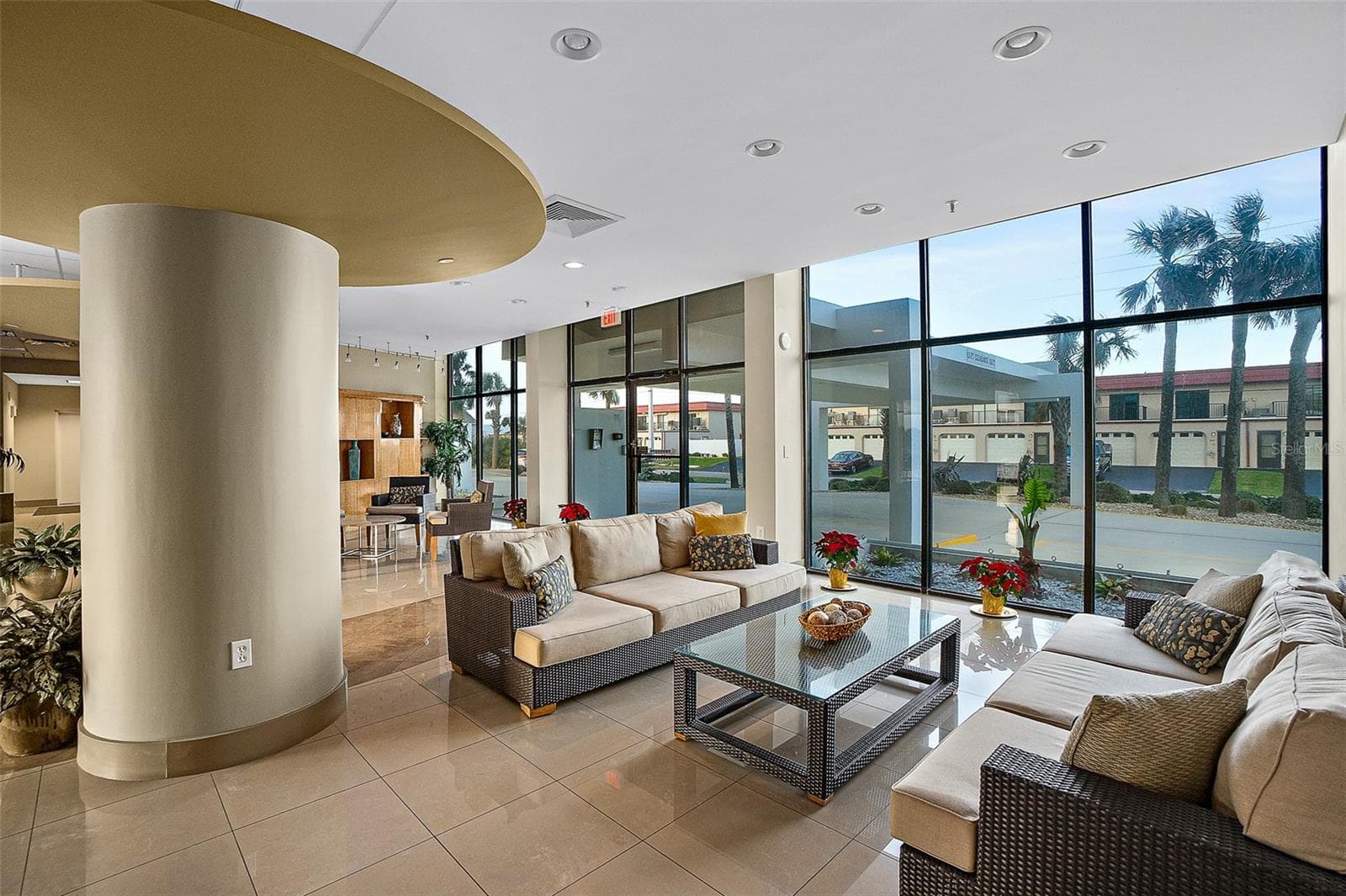 condo lobby - 1601 N CENTRAL AVE #101, FLAGLER BEACH