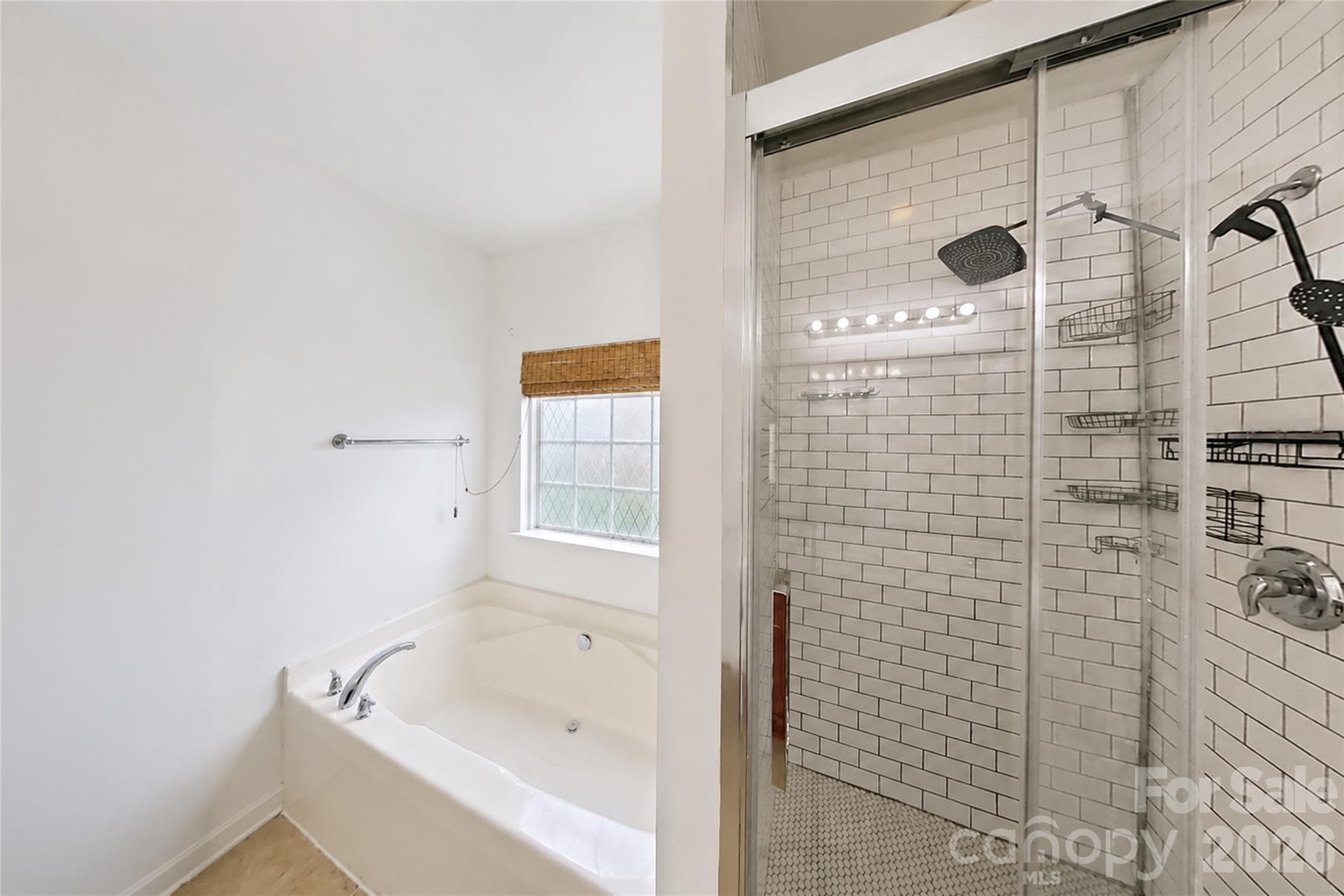 Primary Bathroom w/extra long Tub and oversized tiled shower - 104 Planters Drive, Statesville
