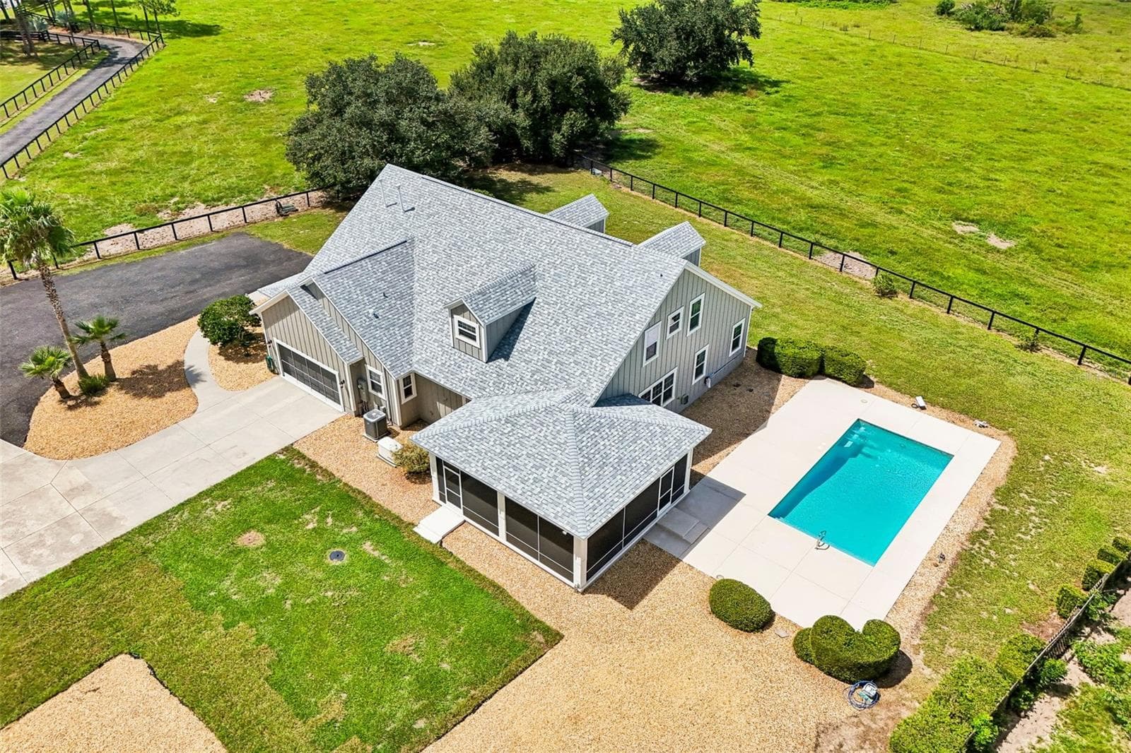 Aerial Photo of Home & Pool Area - 2088 NW 102ND BLVD, WILDWOOD
