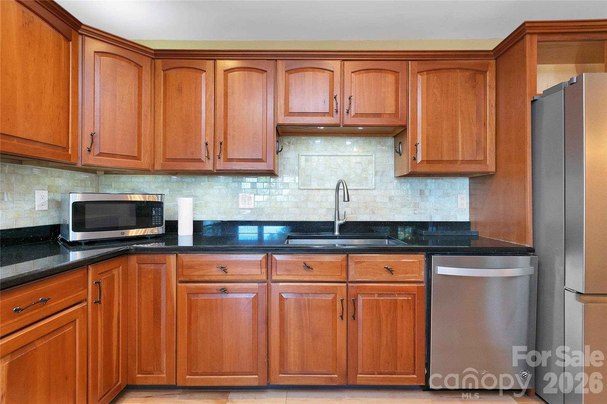 Custom cherry cabinets - 157 Kawani Lane, Brevard