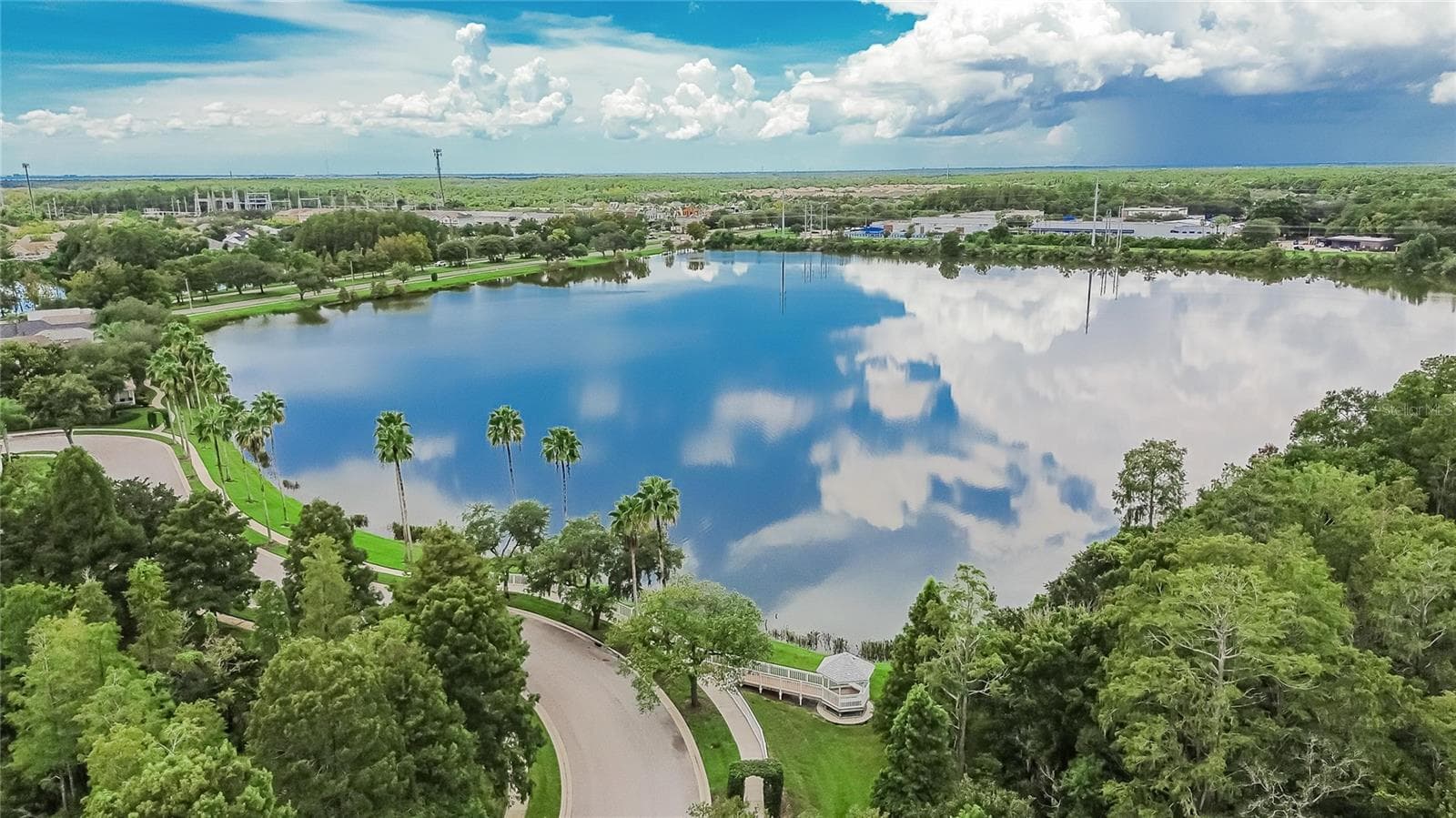 Beautiful community lake and lush surroundings add to The Vineyards’ inviting setting. - 10807 SIERRA VISTA PL, TAMPA
