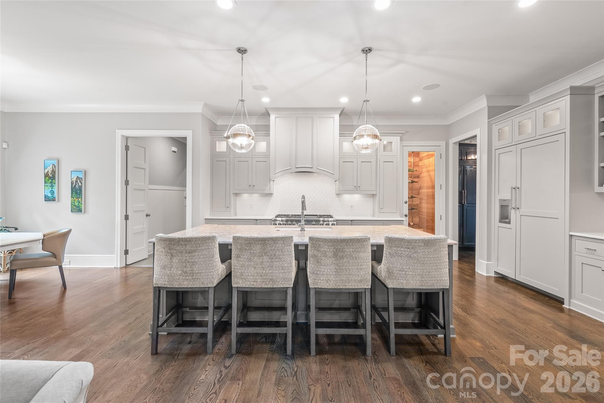 Space for all is what this gourmet kitchen offers - 2800 Wintergreen Drive, Charlotte