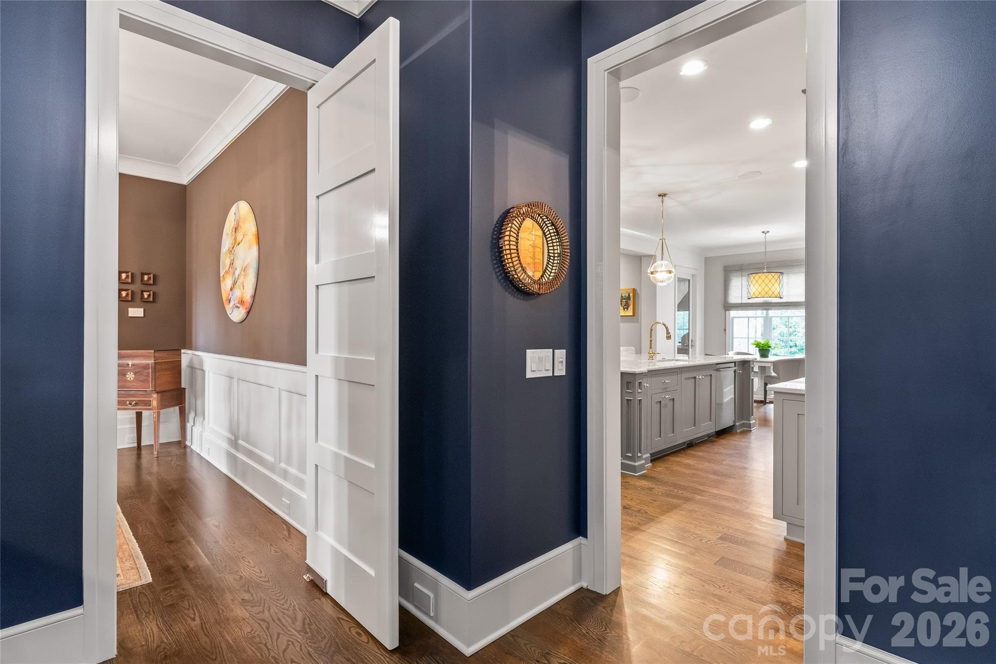 Entry into scullery from main kitchen and formal dining room - 2800 Wintergreen Drive, Charlotte