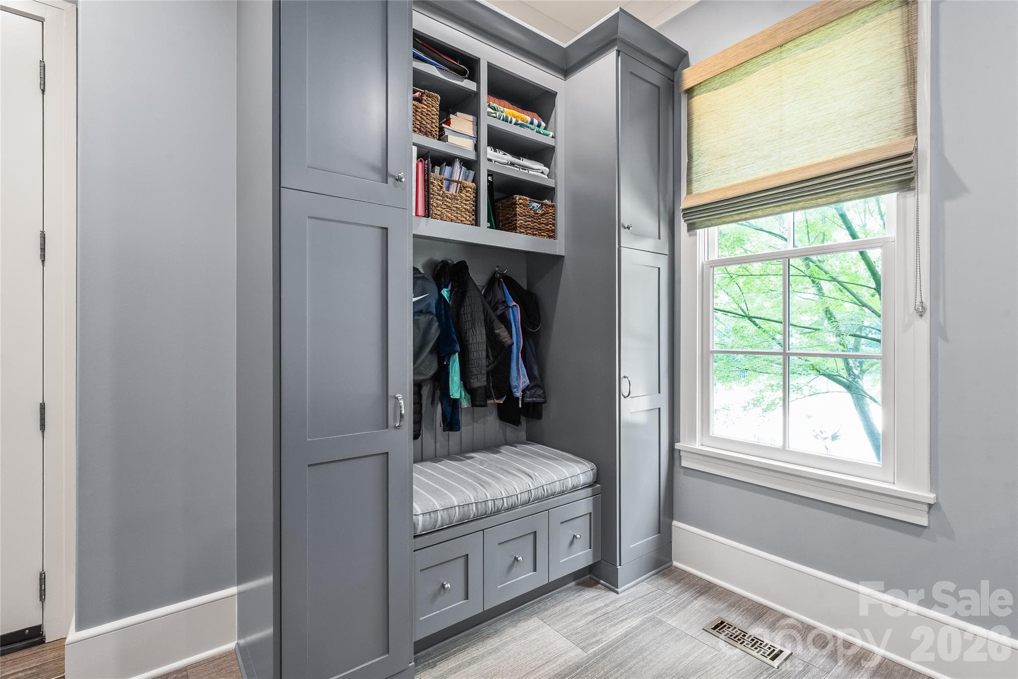 Way more than a mud room. The drop zone keeps everything in its place - 2800 Wintergreen Drive, Charlotte