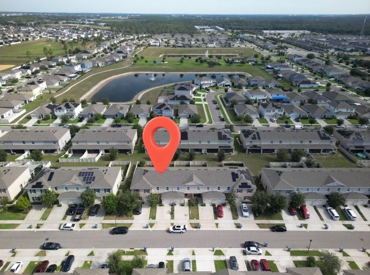 Aerial View - 9033 WILDFLOWER LN, KISSIMMEE
