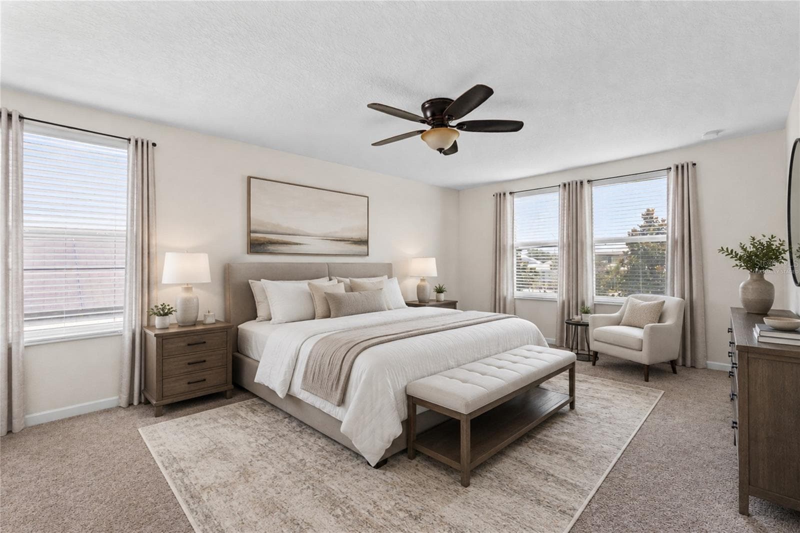 Virtually staged image. Primary Suite. - 12016 FICTION AVE, ORLANDO