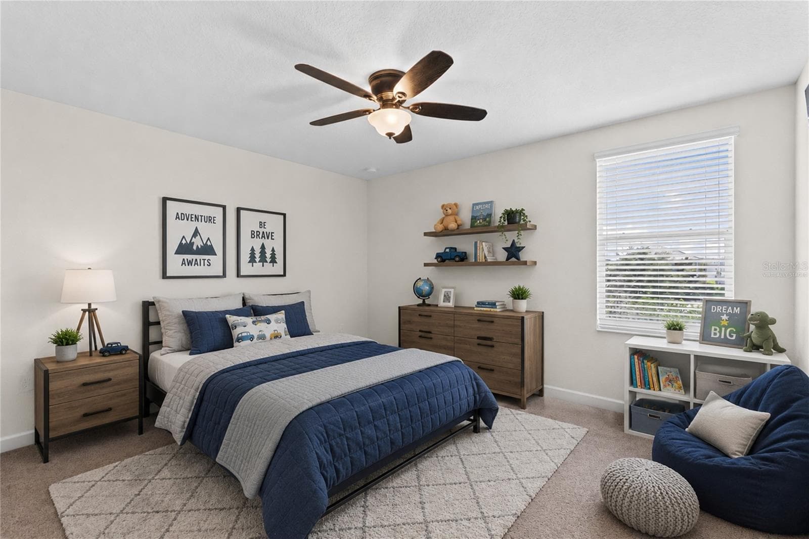 Virtually staged image. Bedroom 4. - 12016 FICTION AVE, ORLANDO