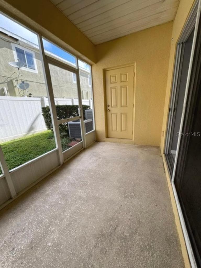 Lanai looking towards storage - 8542 BRUSHLEAF WAY, TAMPA