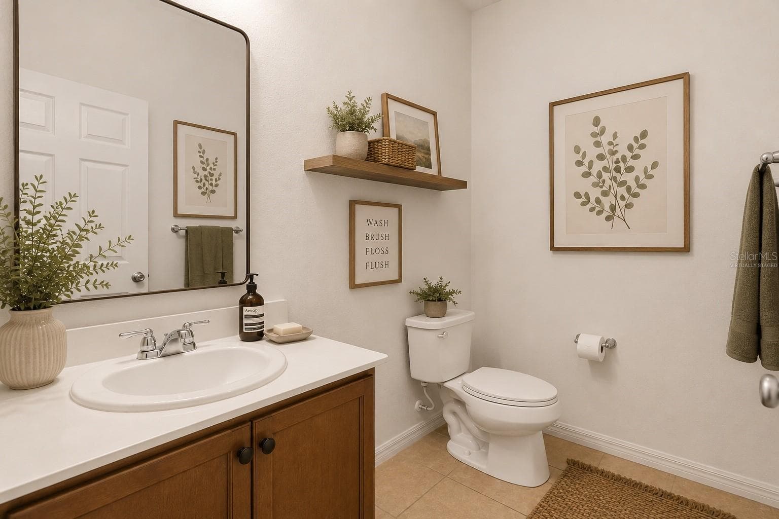 Bathroom 2: Virtually Staged - 12025 SUMTER DR, ORLANDO