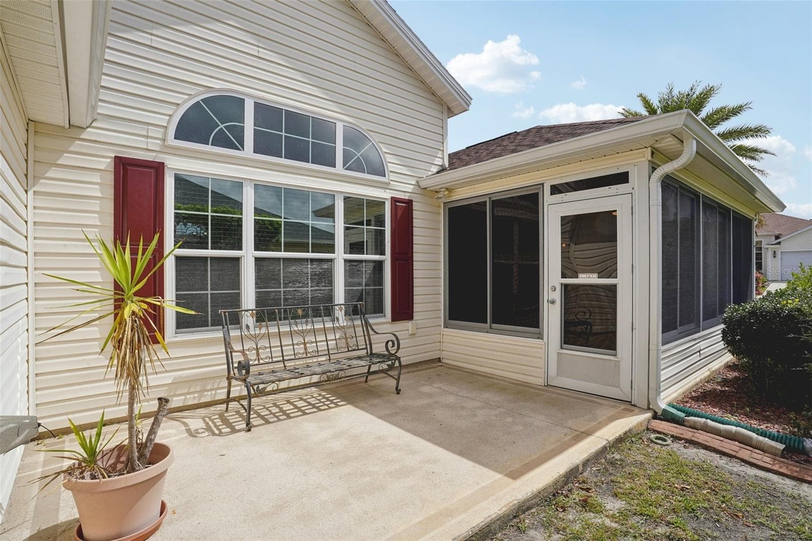 Rear Patio Rear Patio - 1722 BUGLE TER, THE VILLAGES