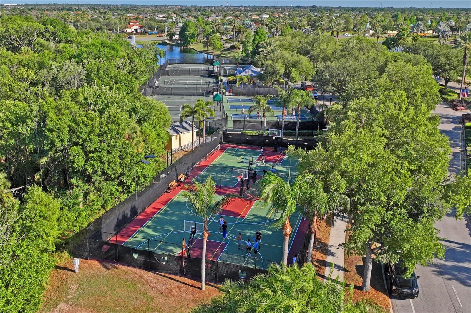 Basketball, Pickleball, and Tennis Courts view - 5714 SEA TROUT PL, APOLLO BEACH