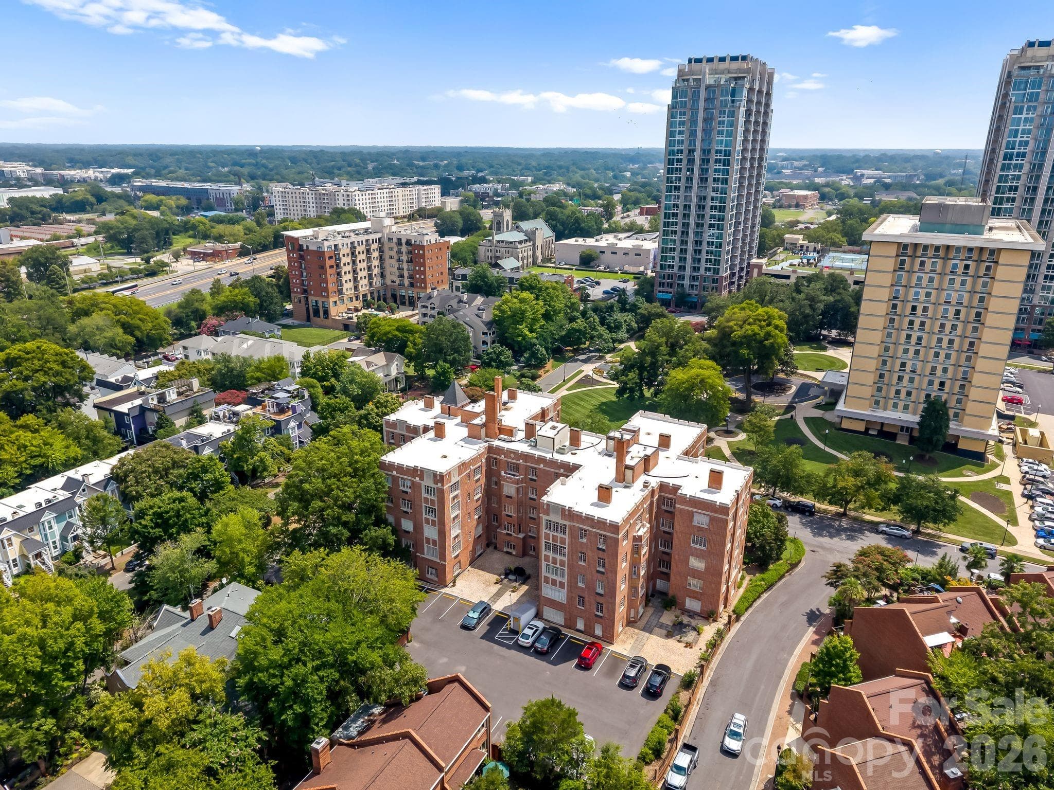 Gated surface parking lot - 301 W 10th Street, Charlotte