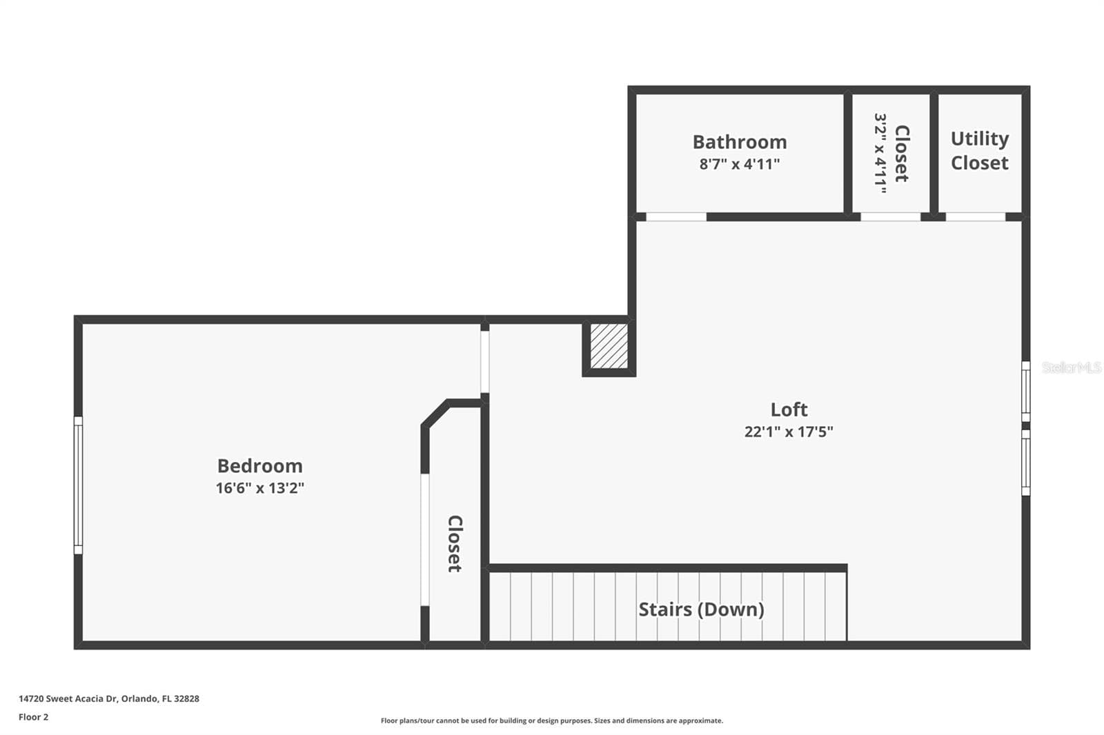 Floorplan - Second Floor - 14720 SWEET ACACIA DR, ORLANDO