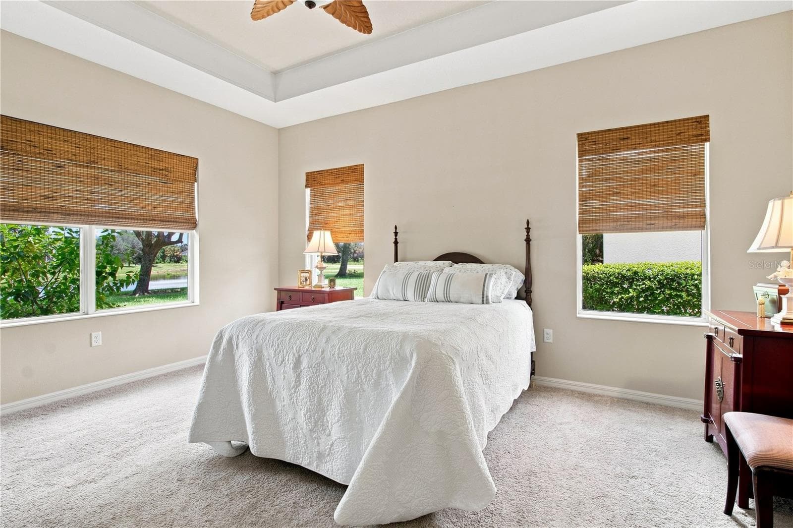 Primary with beautiful bamboo shades - 1329 WESTOVER AVE, PARRISH