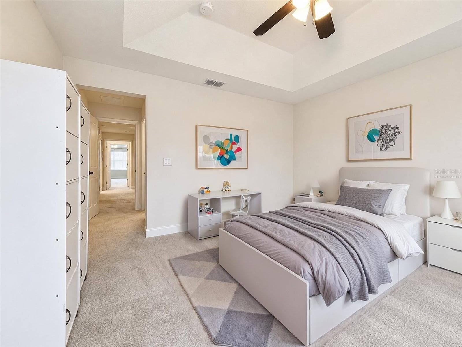 Virtually Staged | 2nd Bedroom - 2404 ARCH AVE, OLDSMAR