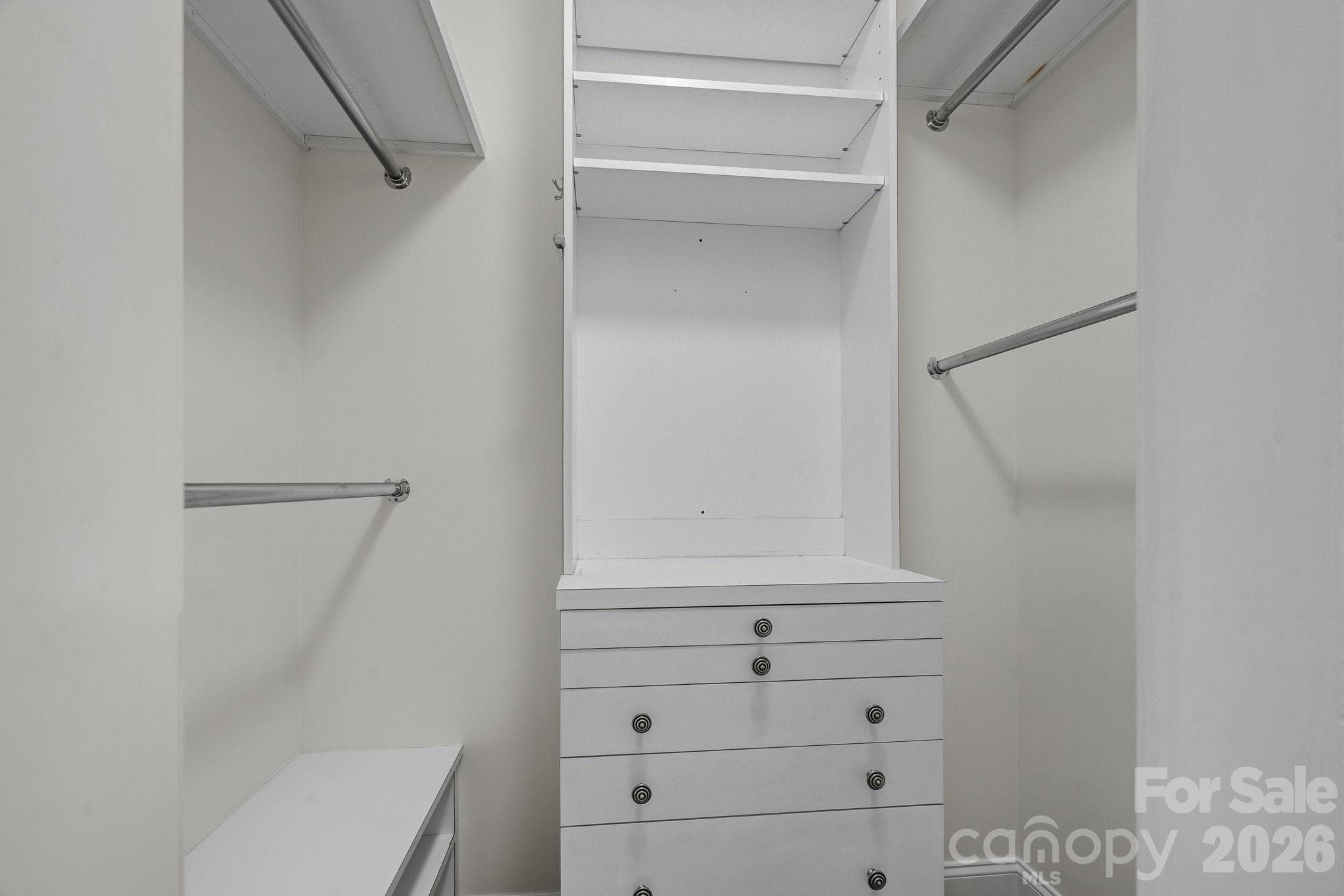 primary closet - 6415 Wakehurst Road, Charlotte