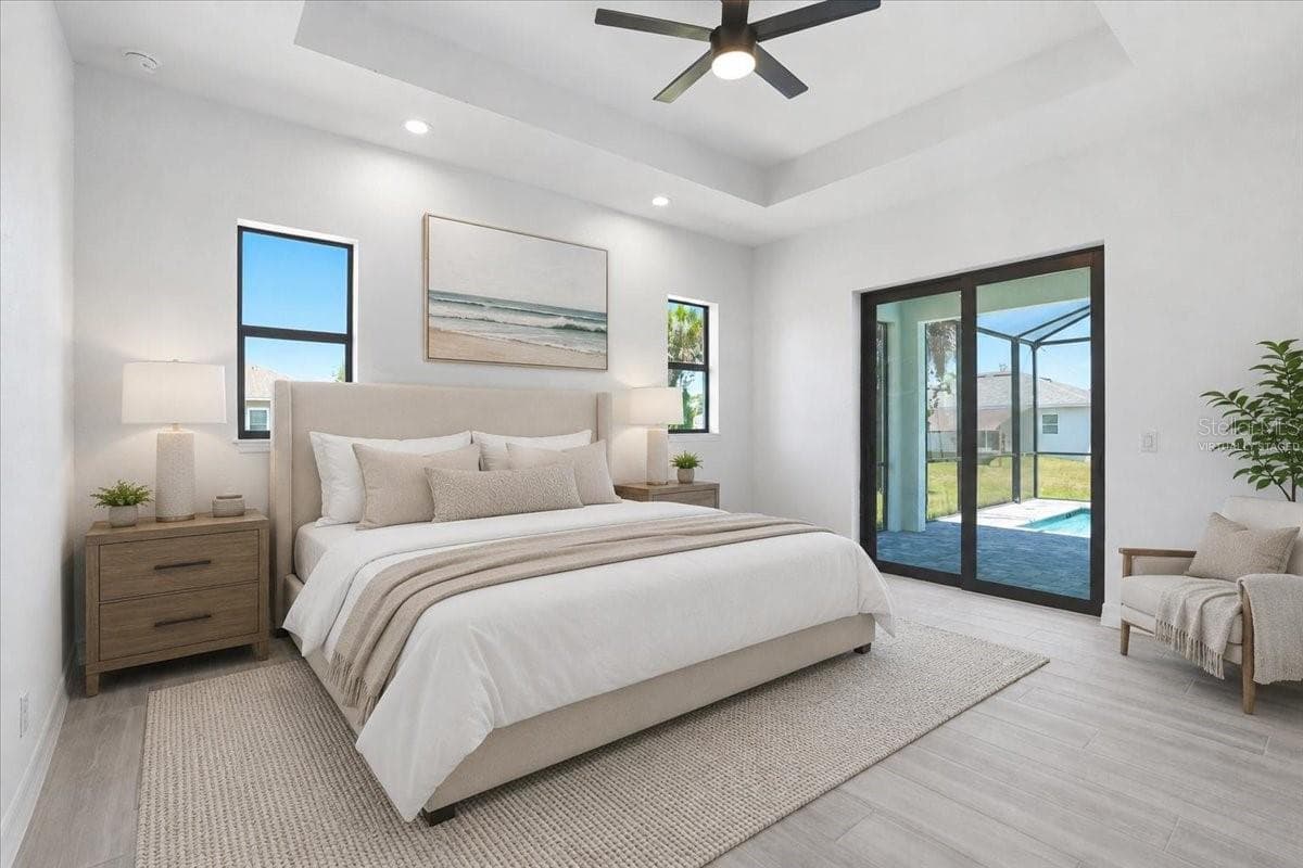 Primary BedroomPhoto is virtually staged - 72 TEE VIEW RD, ROTONDA WEST