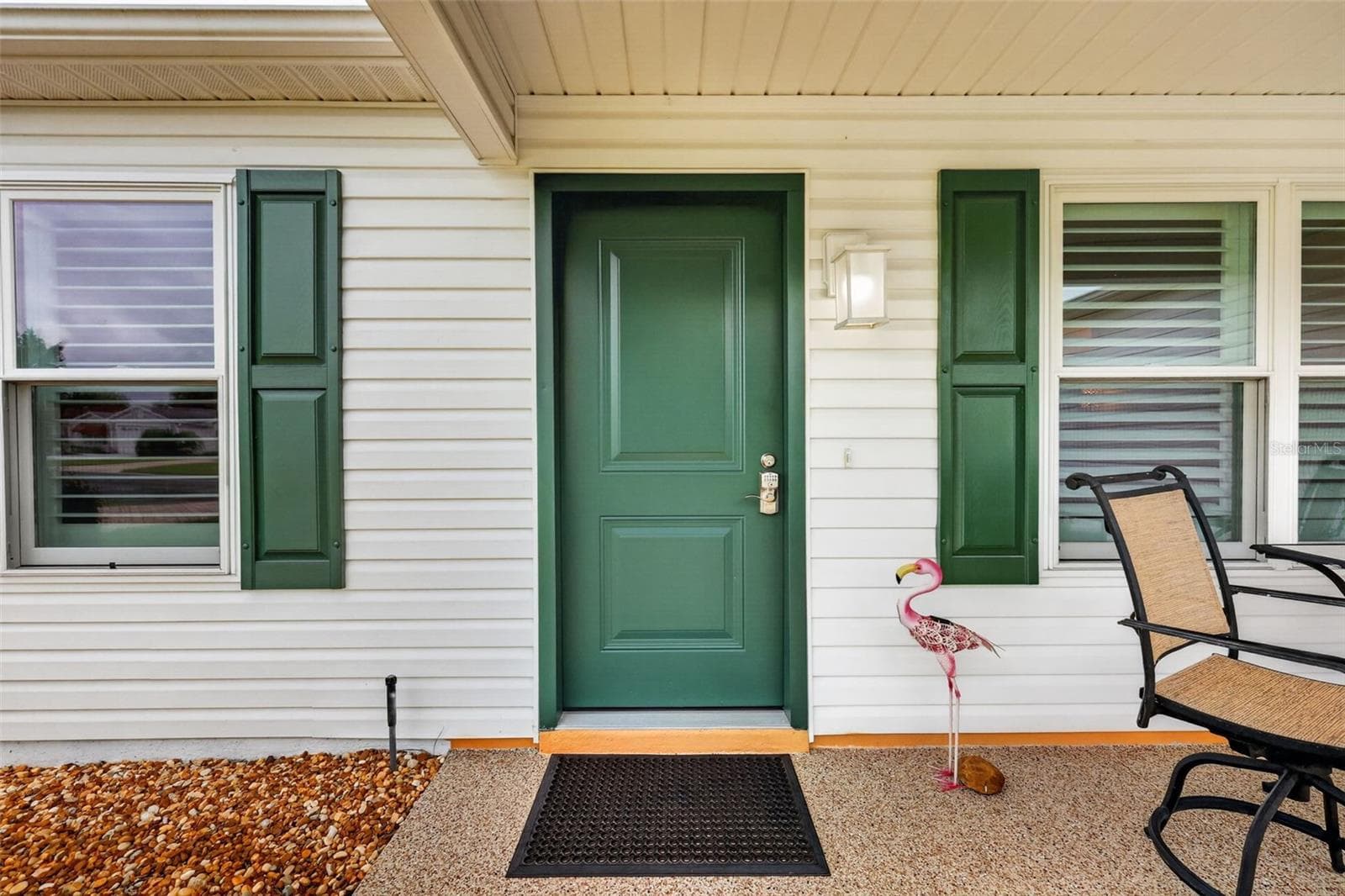 New Front Door and Shark Coating Floor - 1503 ESCANDON PL, THE VILLAGES