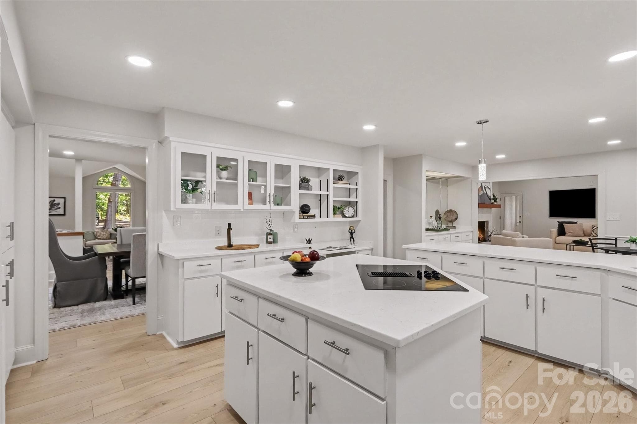 Have you noticed how the light beams off the new floors on the main? - 5042 Marci Lane, Belmont
