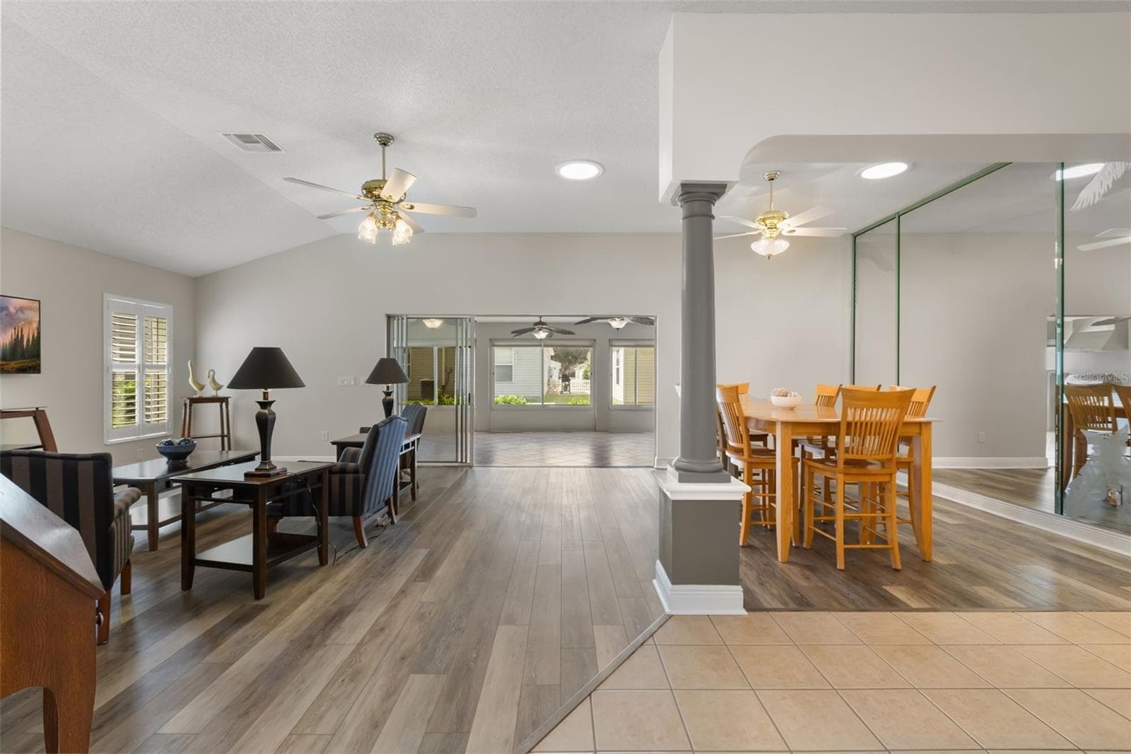 Living Room and Dining Room - 2120 CALLAWAY DR, THE VILLAGES