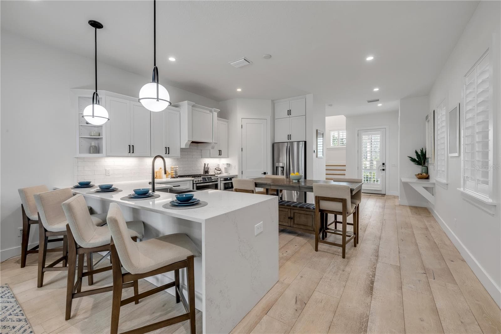 View from opposite side (shows eat in kitchen - 6 OLD FEGER DR, NEW SMYRNA BEACH