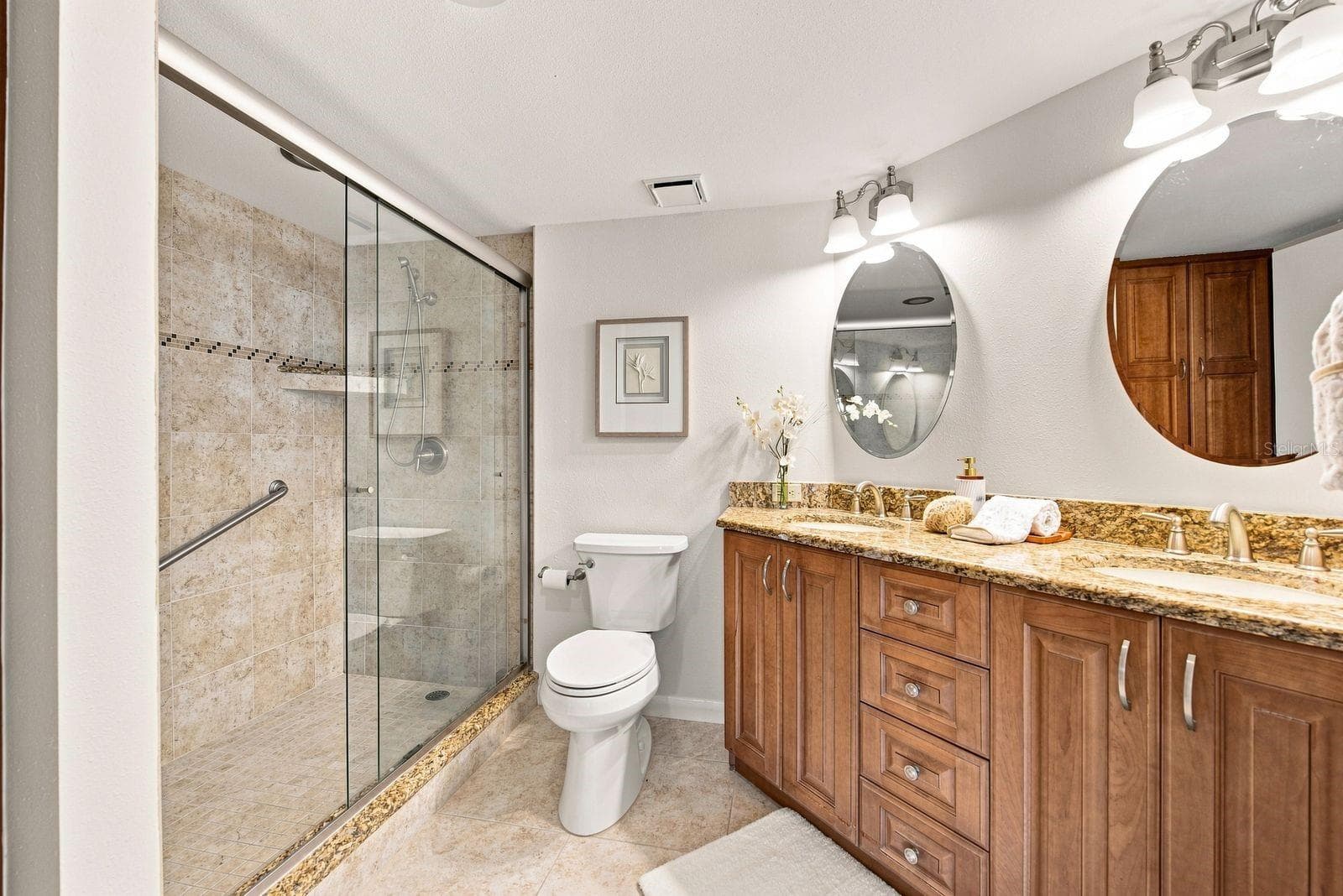 Primary bathroom with shower - 1310 GULF BLVD #4D, CLEARWATER BEACH