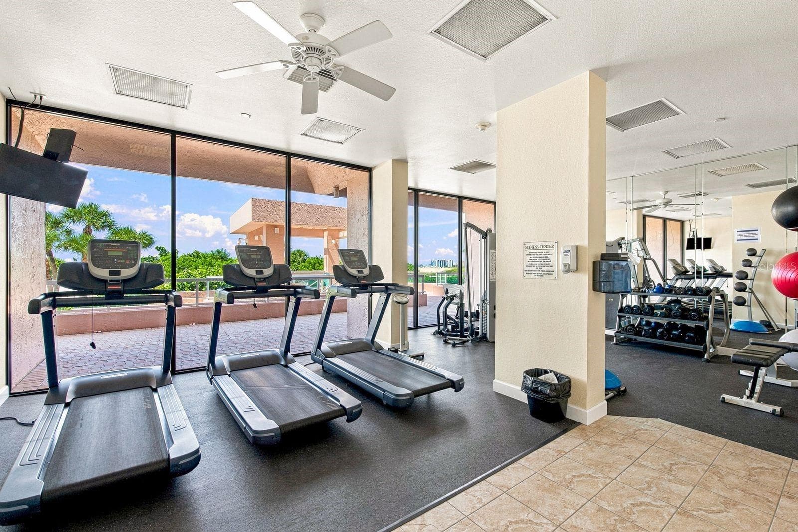 Showers and Locker rooms connected to fitness room - 1310 GULF BLVD #4D, CLEARWATER BEACH