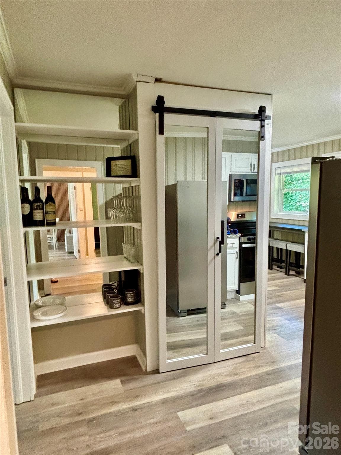 Built-ins and laundry closet - 6622 Mountain Grove Road, Hickory