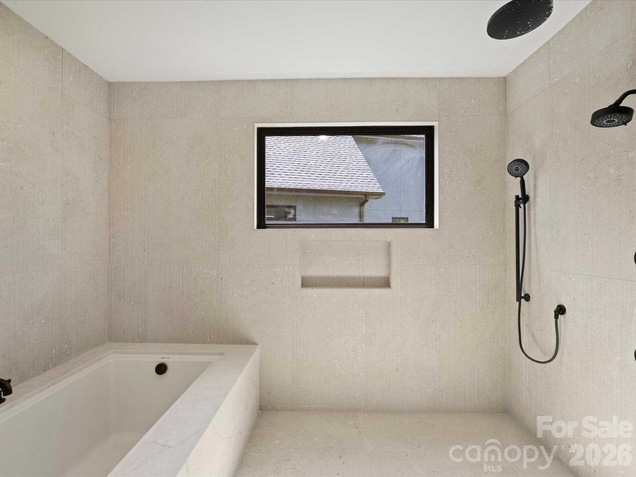 Spacious wet room in the Primary bath - Charlotte
