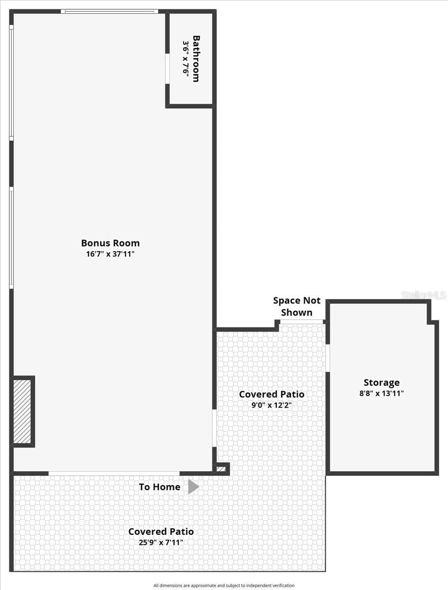 1st Floor Layout - 4675 CHANCELLOR CIR NE, ST PETERSBURG