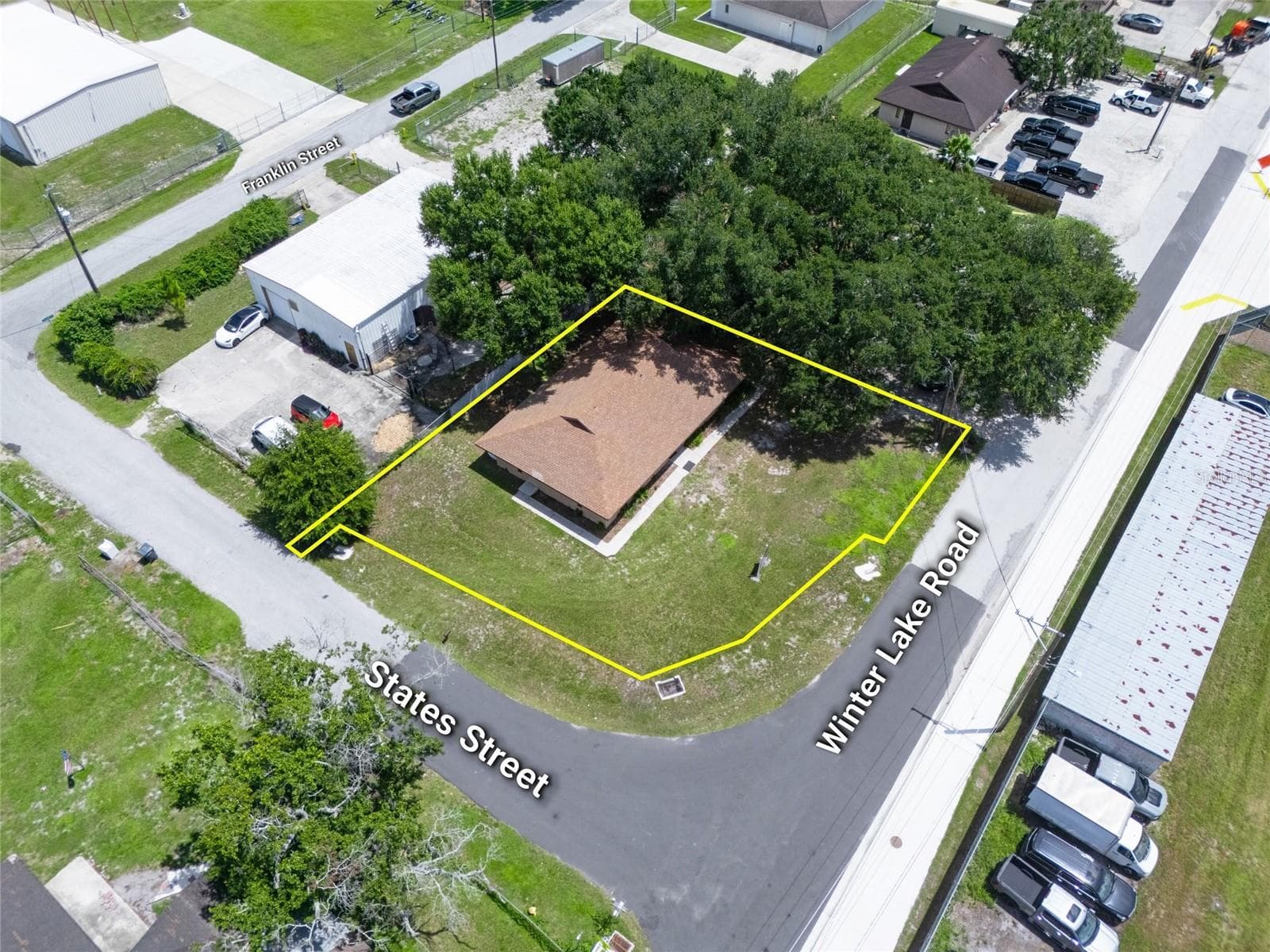 Overhead Aerial - 2800 WINTER LAKE RD, LAKELAND