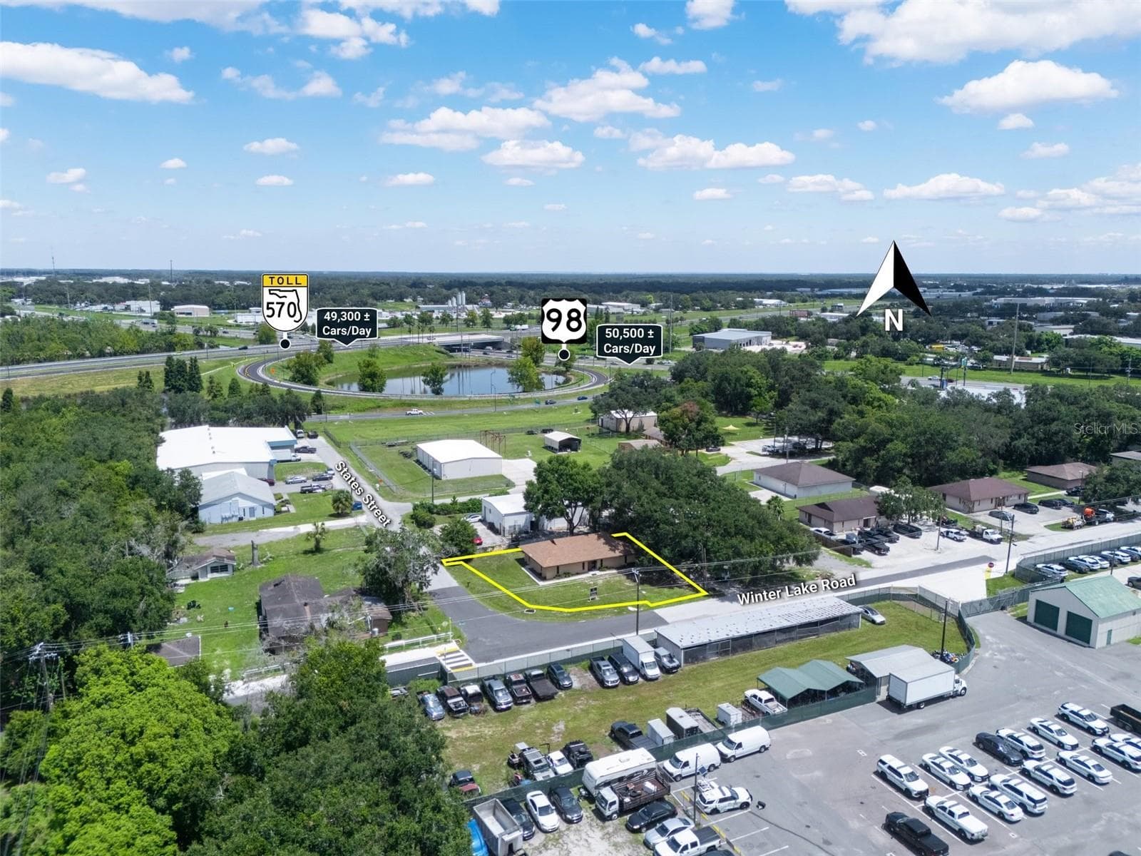 Aerial - 2800 WINTER LAKE RD, LAKELAND
