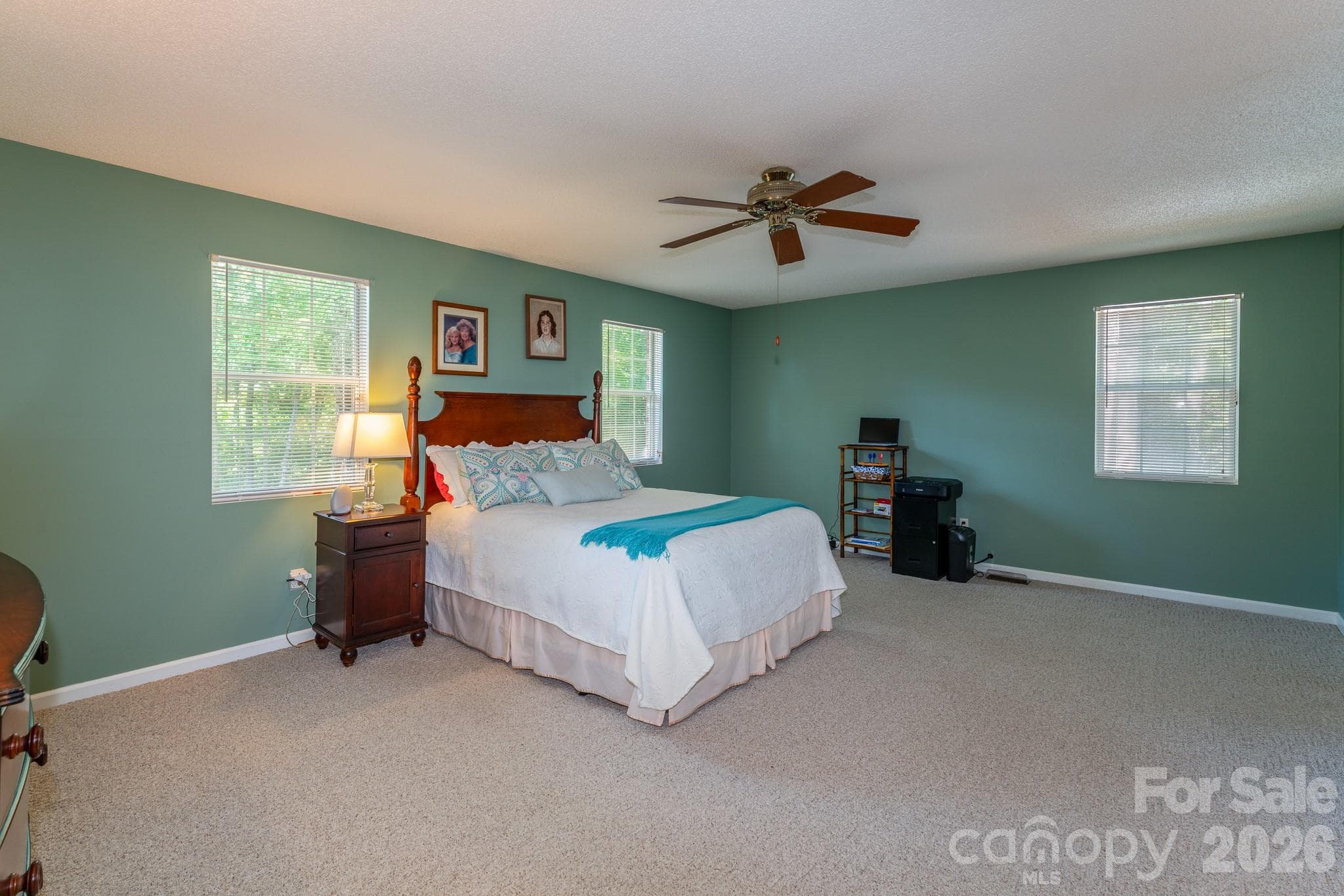 Primary bedroom with plenty of room! - 1886 Tanasee Gap Road, Balsam Grove