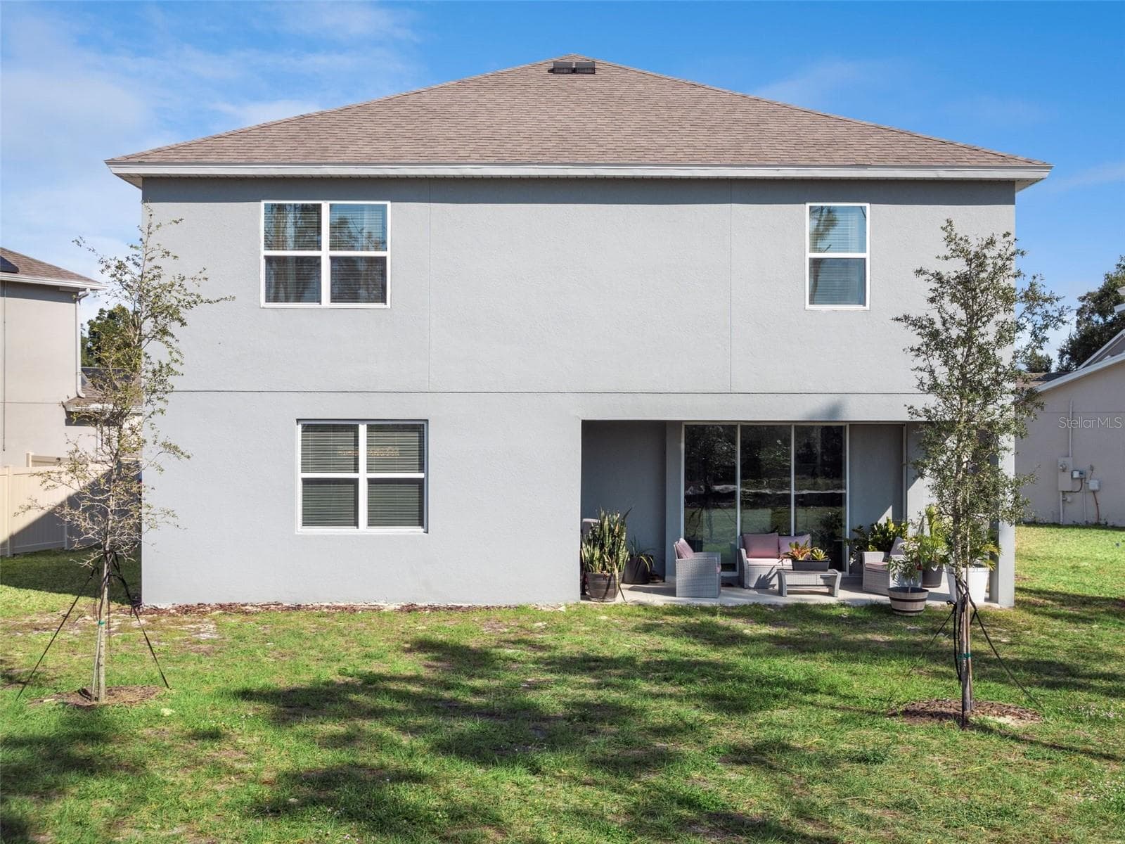 rear - 591 VIA BELLA CT, HOWEY IN THE HILLS