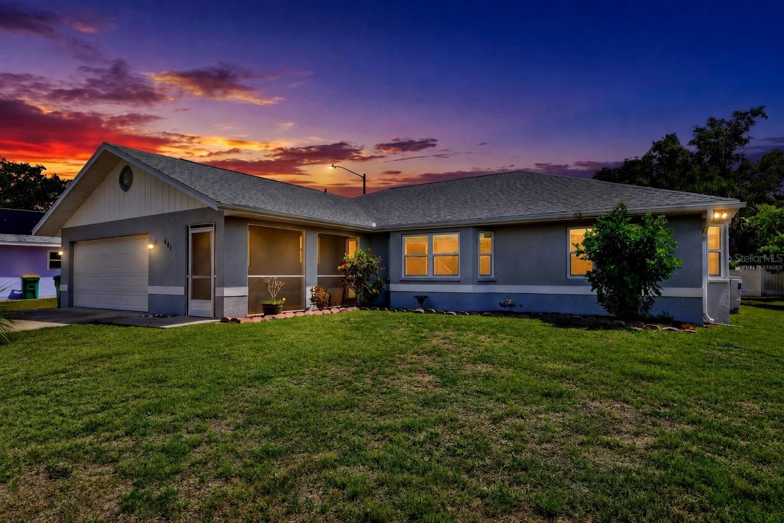 Virtually Staged - 881 RIVIERA LN NW, PORT CHARLOTTE