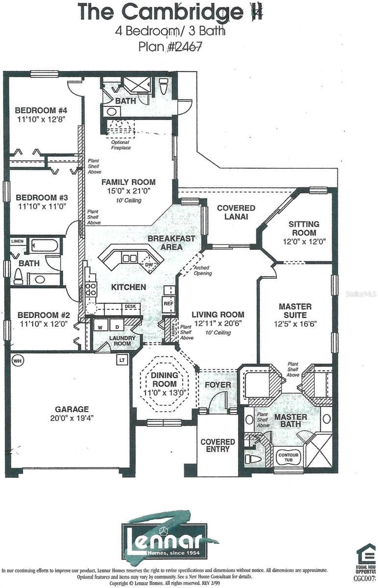 Floor Plan - 3815 RED BLUFF CT, LAND O LAKES