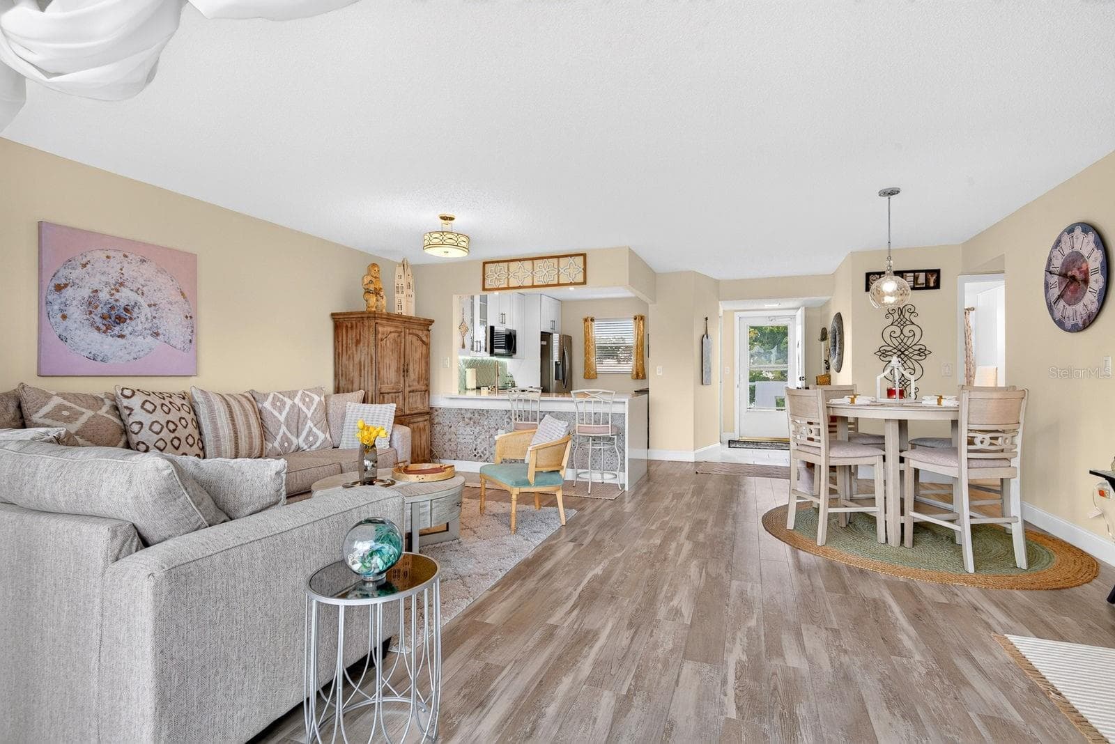 Facing entire living area facing South/front door - 4240 IRONWOOD CIR #302A, BRADENTON