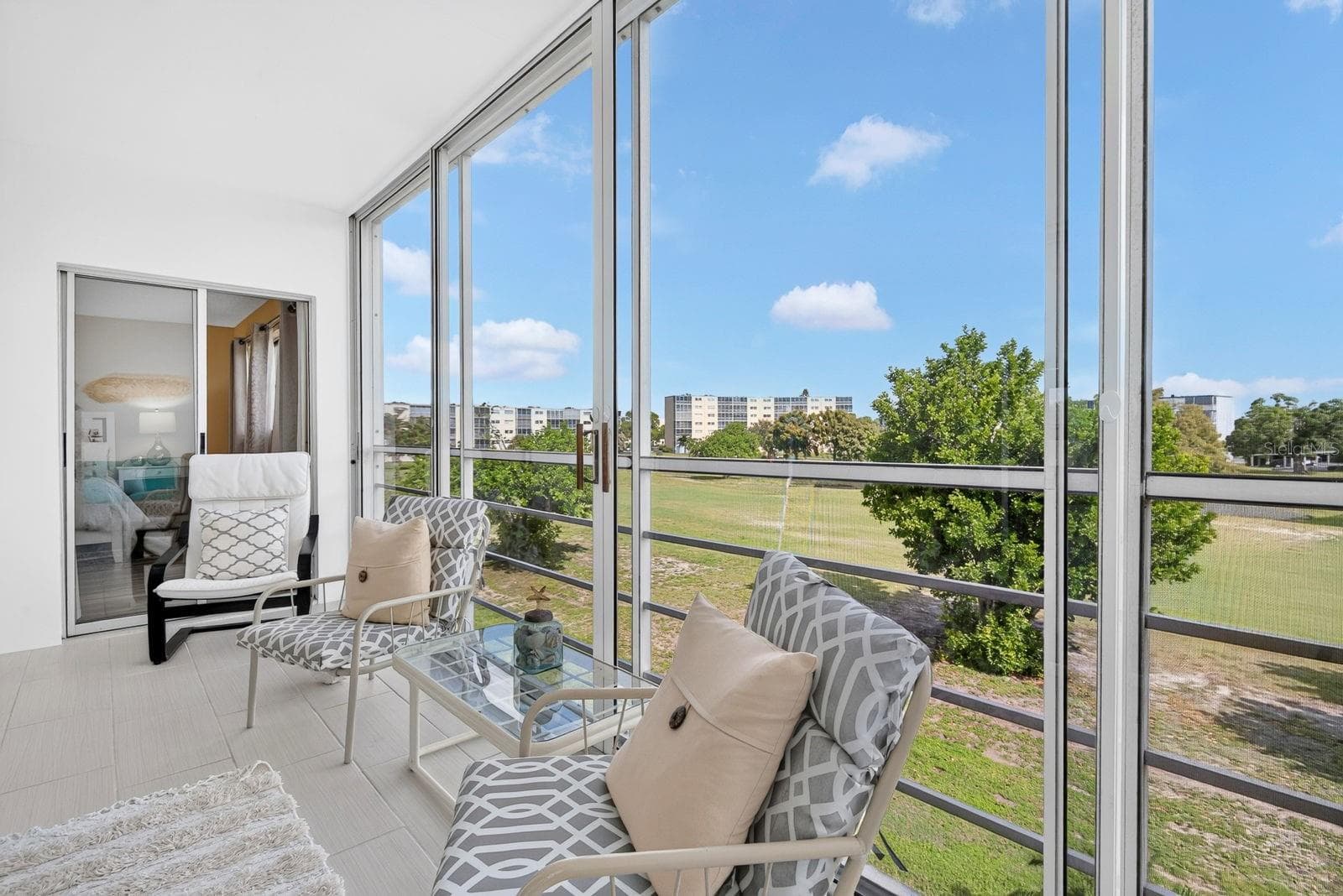 Lanai Facing Northeast - 4240 IRONWOOD CIR #302A, BRADENTON