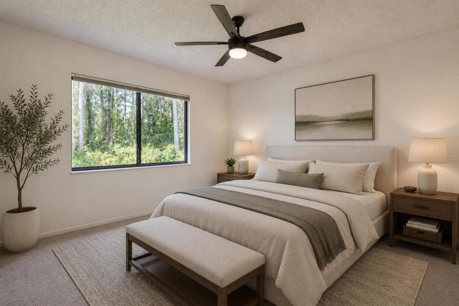 virtually staged - 612 BALDWIN AVE #C, SAFETY HARBOR