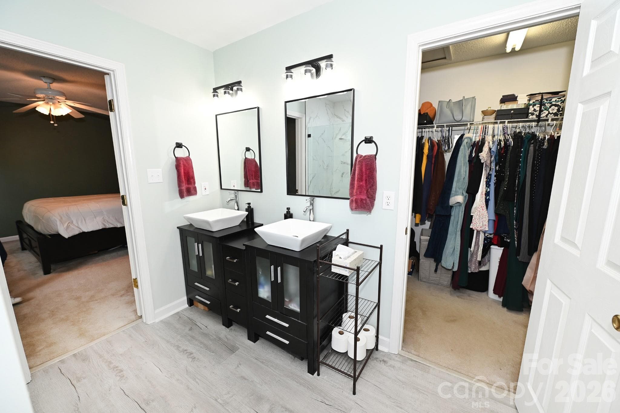 View of Primary bedroom, bathroom and walk in closet - 236 17th Avenue SE, Hickory