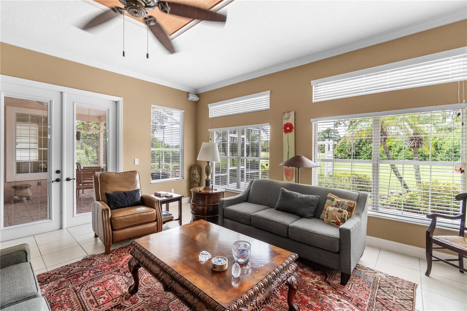 Light filled great room with access to lanai - 82 LAGARE ST, PALM COAST