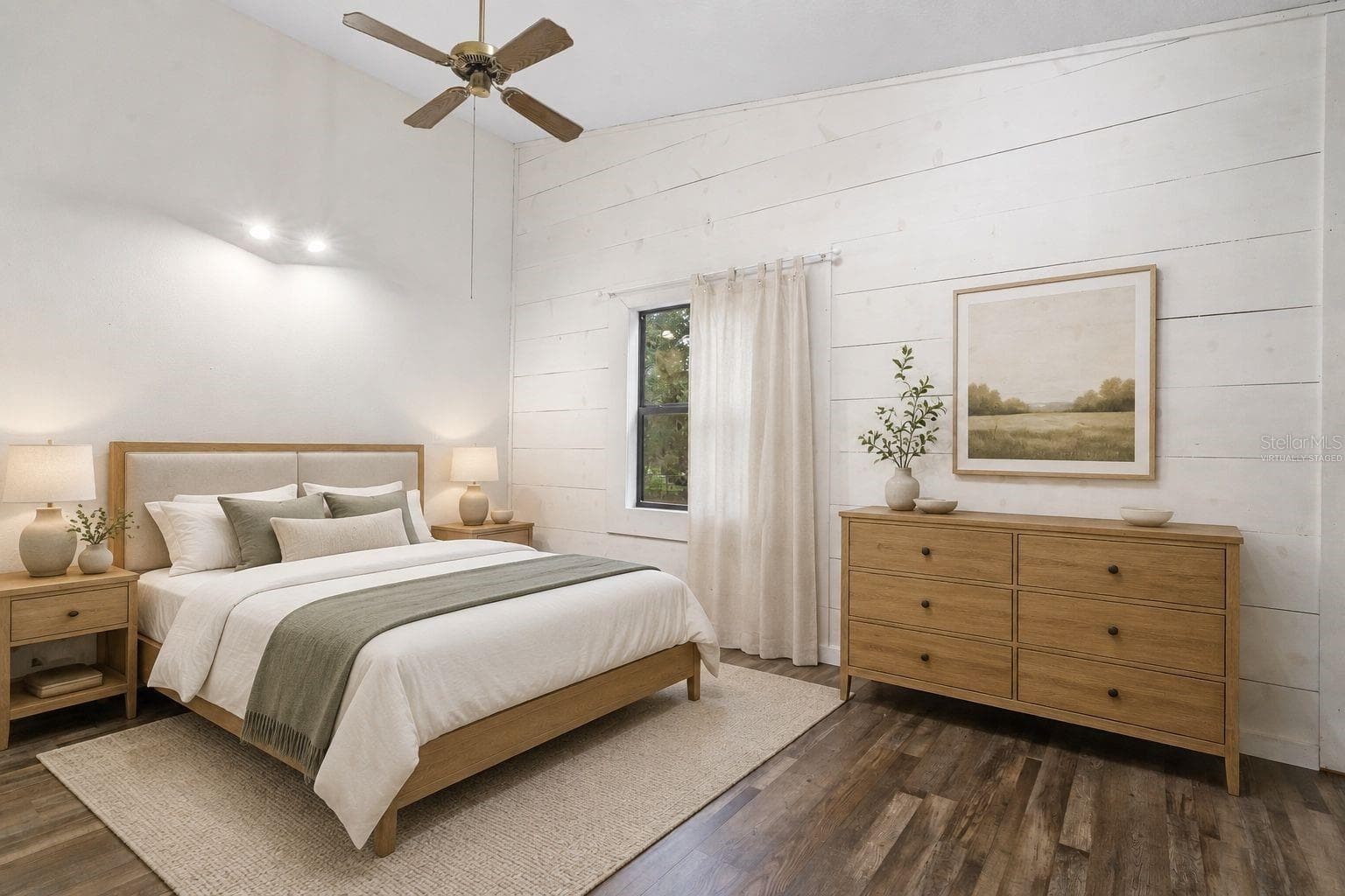 Virtually Staged Main home first floor bedroom - 1268 MCGREGOR RD, DELAND