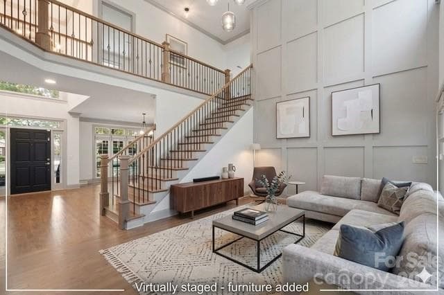 Virtually staged - 7130 Prescott Pond Lane, Charlotte