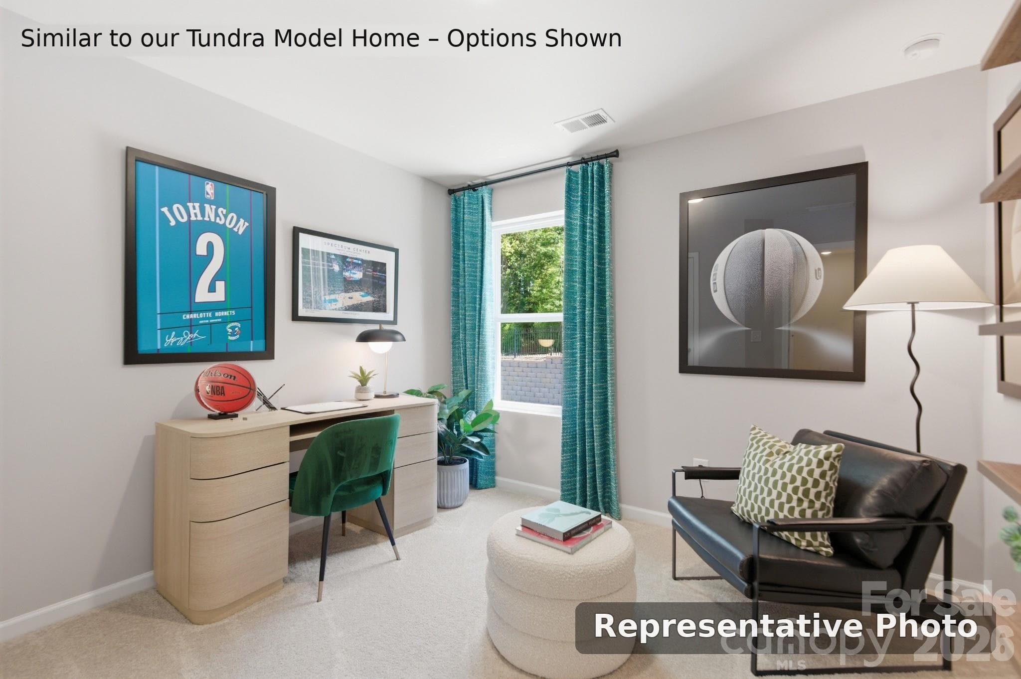 Rendering of Secondary Bedroom - 6617 Fire Lily Lane, Charlotte