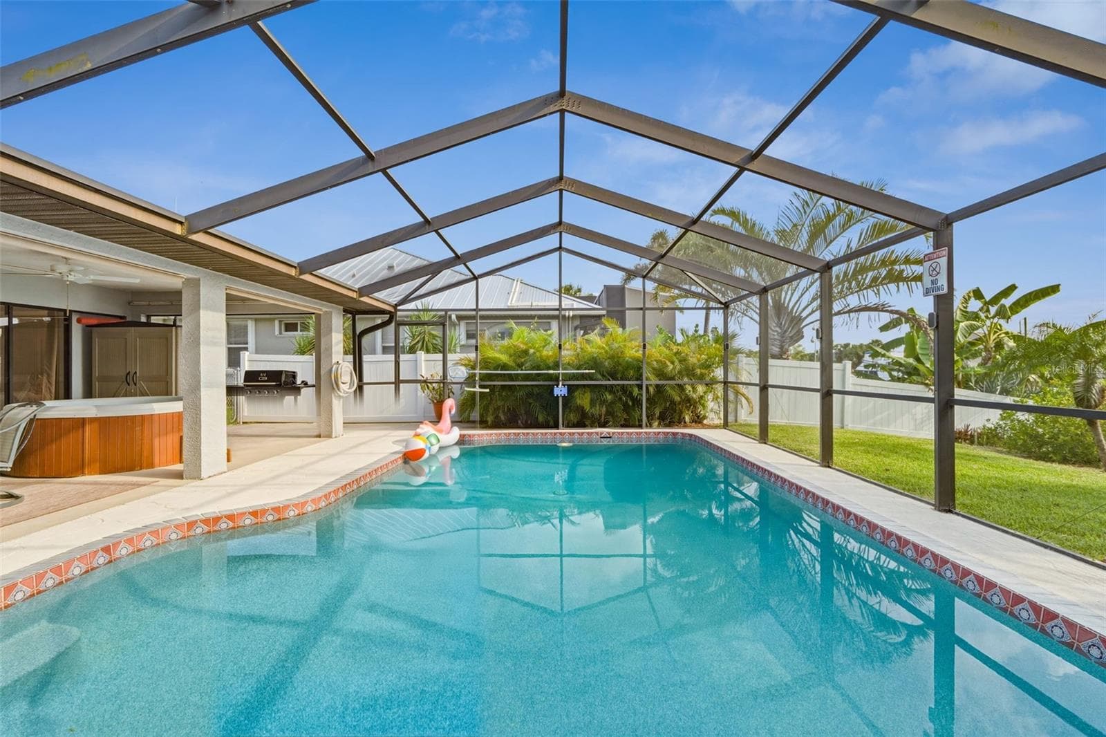 Beautifull oversized pool - 4209 FLAMINGO BLVD, PORT CHARLOTTE