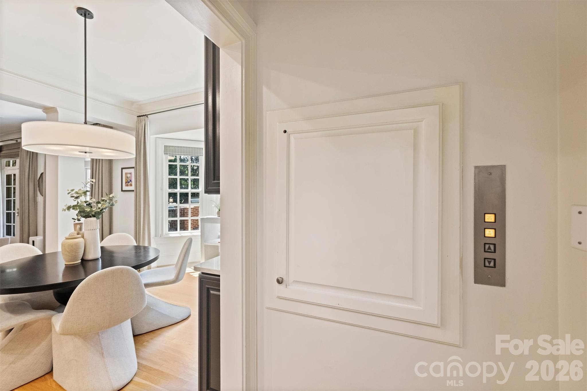 Dumbwaiter, makes bringing groceries up from the garage a breeze! - 2115 Foxcroft Woods Lane, Charlotte