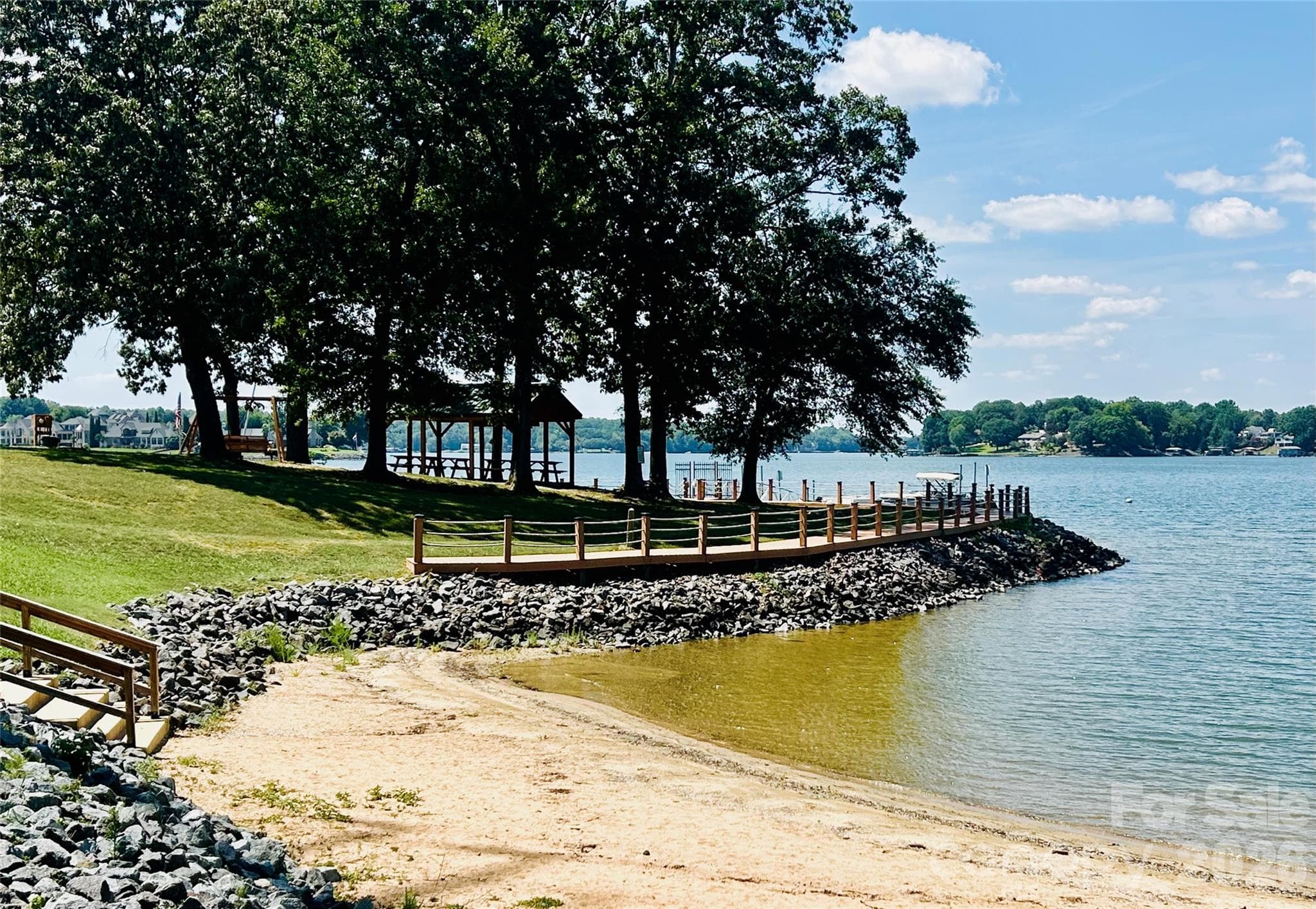 Community beach and dock - 1210 Bridge Knot Court, Rock Hill