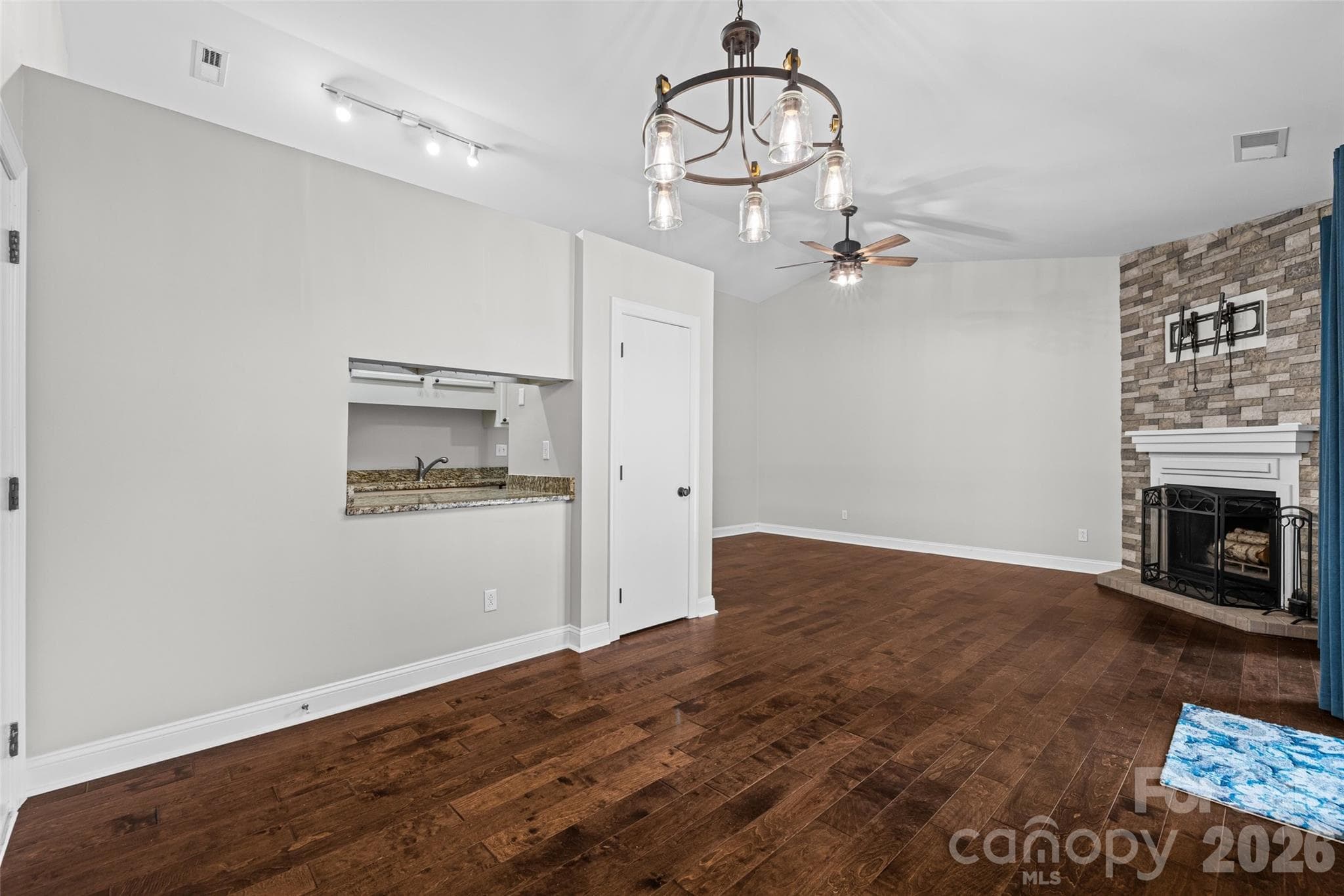 Space for a dining table iin the open dining area - 4160 Charlotte Highway, Lake Wylie