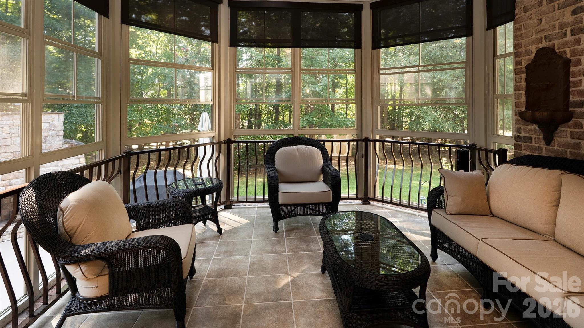 Sun porch with screens and windows... - 7786 Chapel Creek Drive, Denver