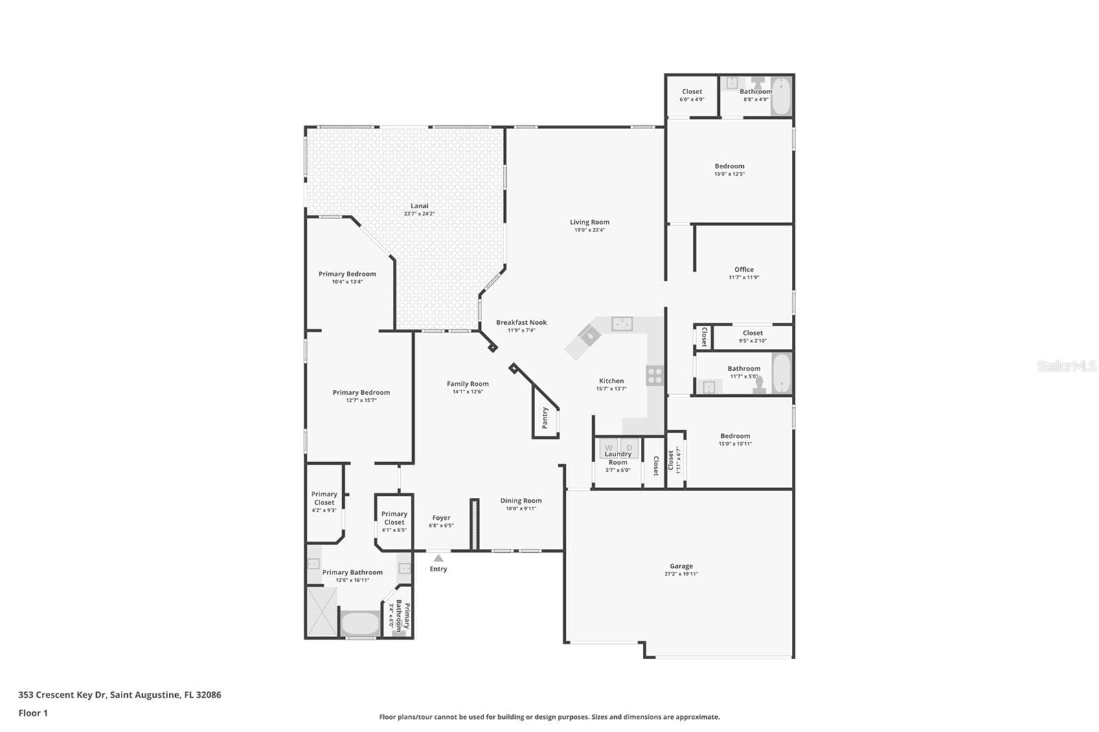 Single Family Residence at 353 CRESCENT KEY DR, ST AUGUSTINE, photo 54 of 54